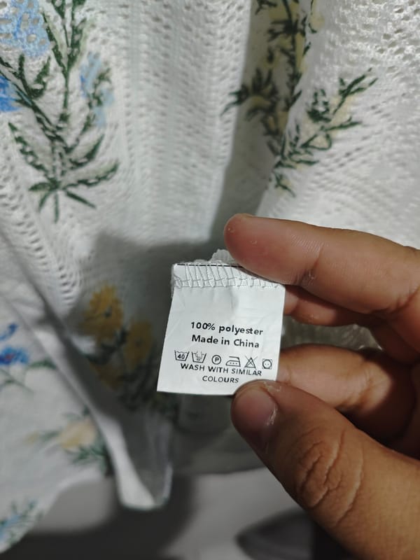 Incerun Mesh Shirt Flower Print, foto 6