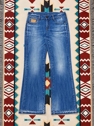 Vintage Paskal Keans Flare/Cutbray 70s Style Bell Bottom Jea