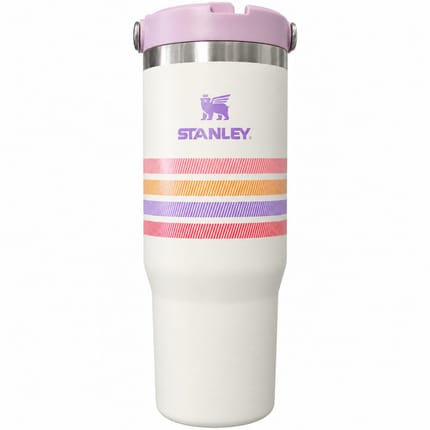 Stanley flip straw iceflow 30oz original ash, black, cream