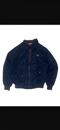 Vintage Lacoste Harrington / Bomber Jacket - Navy Blue