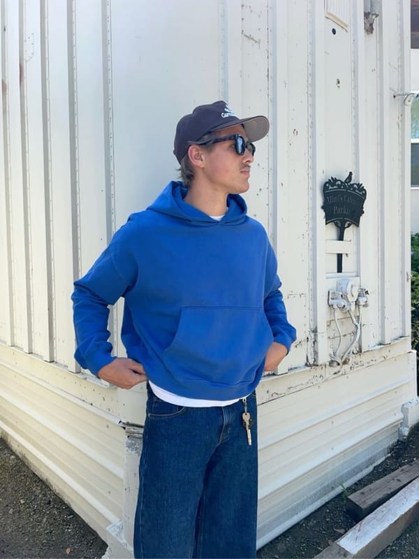PULLOVER HOODIE ELECTRIC BLUE, foto 3