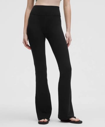 celana olahraga lululemon nulu groove flare pants
