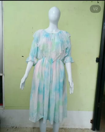 DRESS SIFON MEWAH