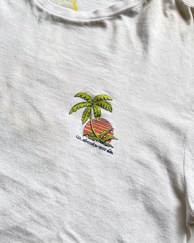 Quiksilver RonJon Palm Tree Graphic Surf Beach Summer TShirt, foto 6