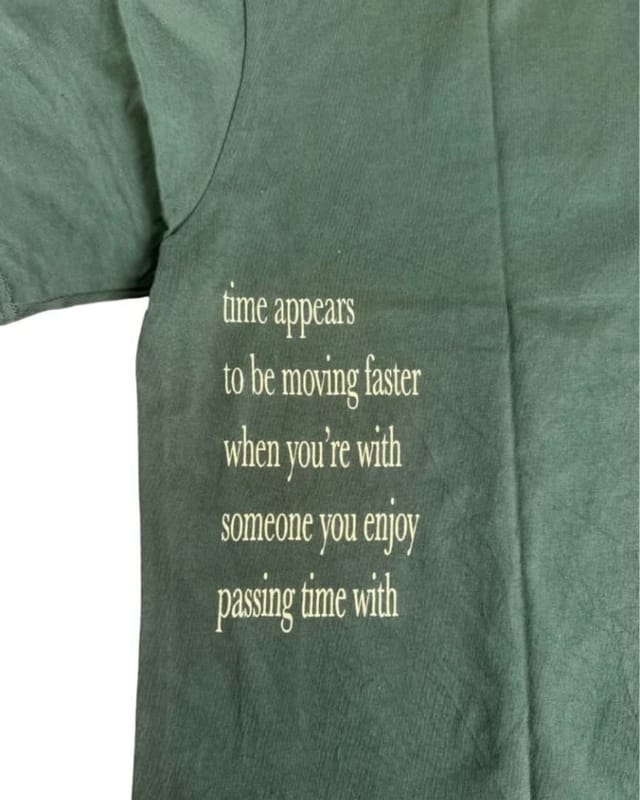 Time Lapse Pine Green Boxy Tee, foto 4