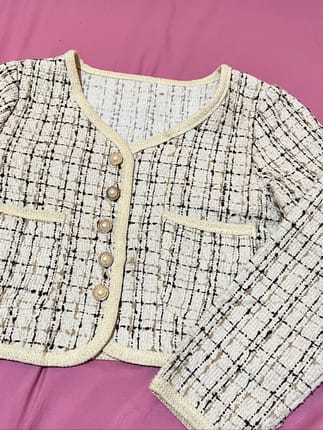 Cropped Tweed Jacket / Blazer