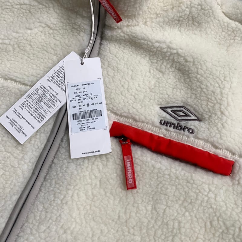 Umbro Sherpa Fleece Jacket ECRU, foto 4