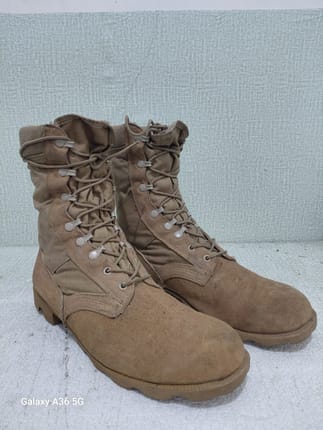 Tactical boot coklat tinggi
size 47 insole 31 cm