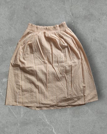 Global Uniqlo Vertical Stripe Skirt