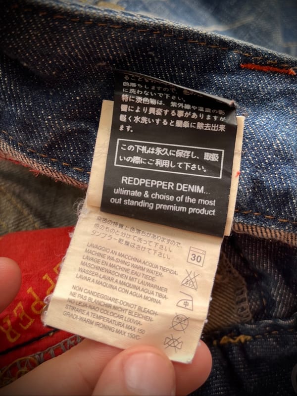 Y2k Red Pepper Red Label 🦋 Baggy Jeans, foto 10