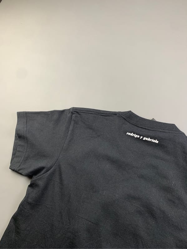 2000s Rodrigo y Gabriela Duo Black Chord Tee (M), foto 4