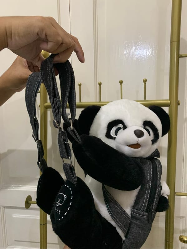 Ransel boneka panda anak, foto 4