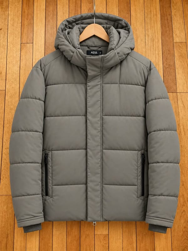 Jaket seamles puffer azul by moussy second original, foto 4
