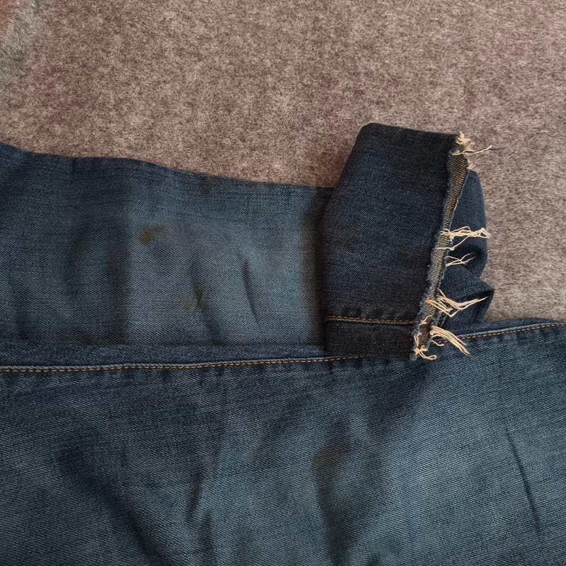 TOMFORD denim jeans pants button fly distressed, foto 7
