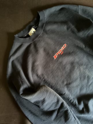 Pik0 Surf Sweater Crewneck Navy Basic