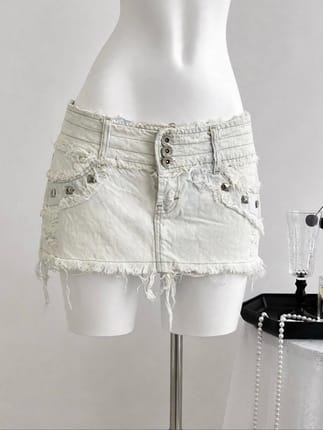 FTV Studded Hagi Mini Skirt