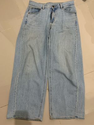 Vintage Streetwear Jeans Pria blue