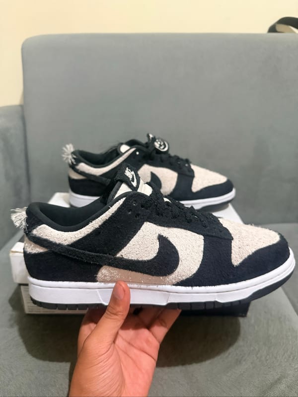 Nike Dunk Low Retro SE Panda - Monium Black Suede, foto 2