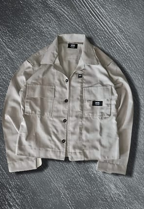 VANS WorkJaket Boxy Reworked Beige size M fit L (ada defect)