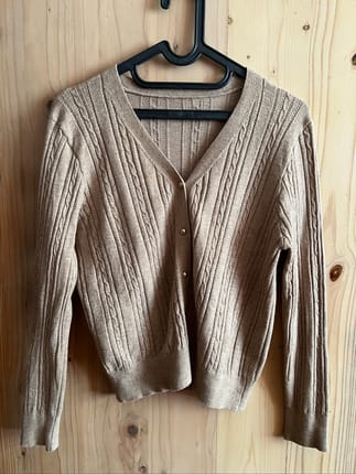 Cardigan Coklat krem