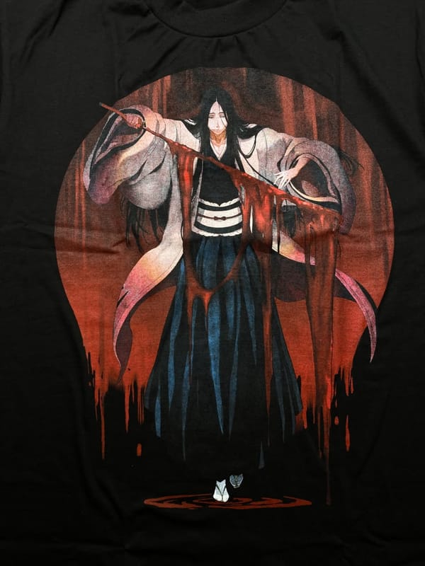 Kaos Bootleg Anime Bleach Unohana, foto 5