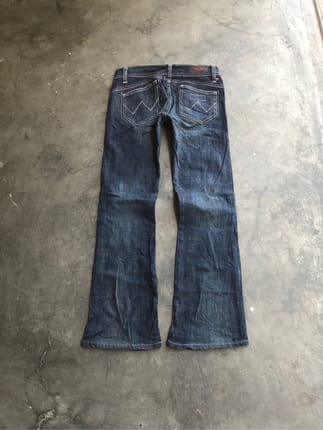 Wrangler lowrise bootcut jeans denim model y2k