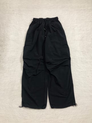 Unknown wide leg parachute pants