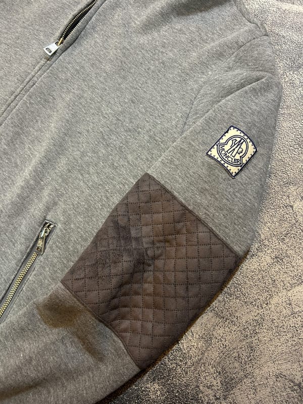 Moncler patch ziper Hoodie luxury, foto 3