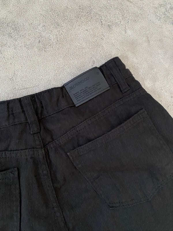 SlowMood Black Baggy Pants, foto 5