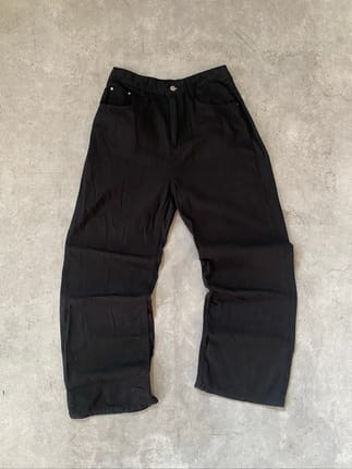 SlowMood Black Baggy Pants