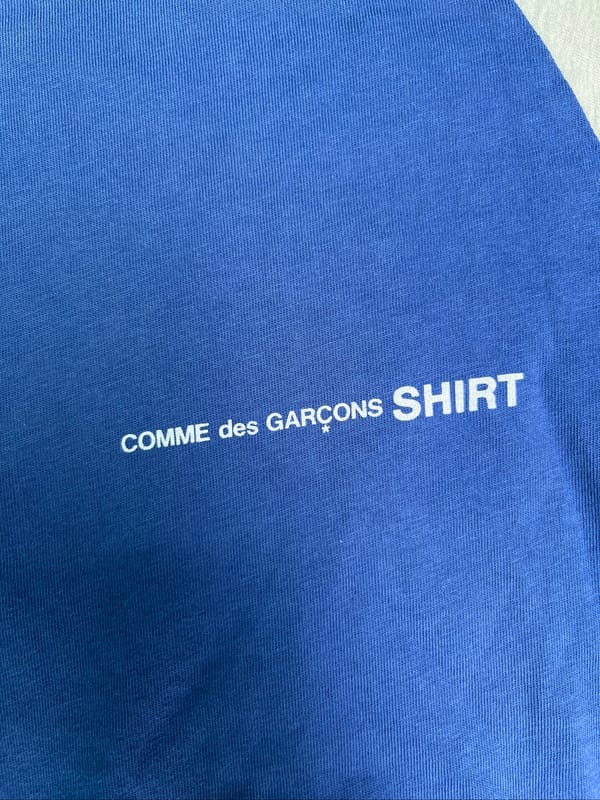 RARE ARCHIVE COMME DES GARCONS RAGLAN BASEBALL TEE, foto 6