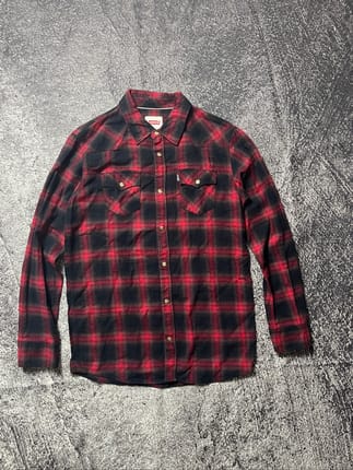 Levis veterano flannel shirt button