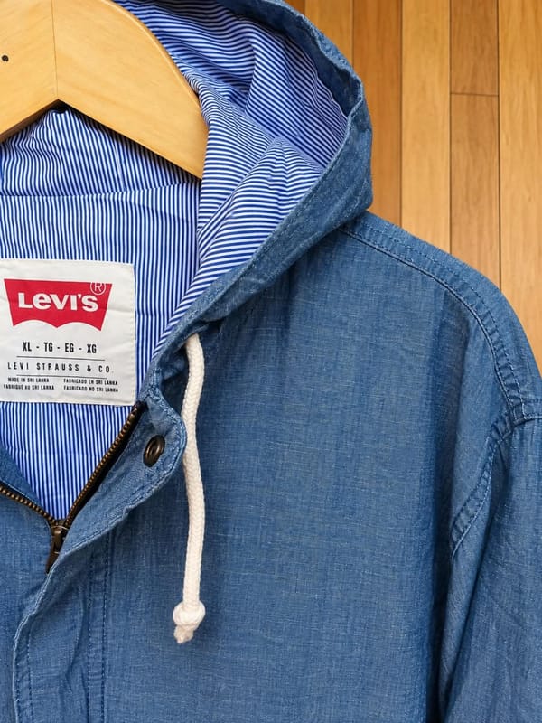 Jaket denim levi'strauss second original, foto 2