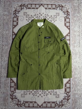 AIRBORNE PAINTED MILITARY PILOT PARKA JACKET