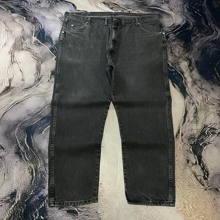 Wrangler Authentic Regular Fit Dark Grey Jeans