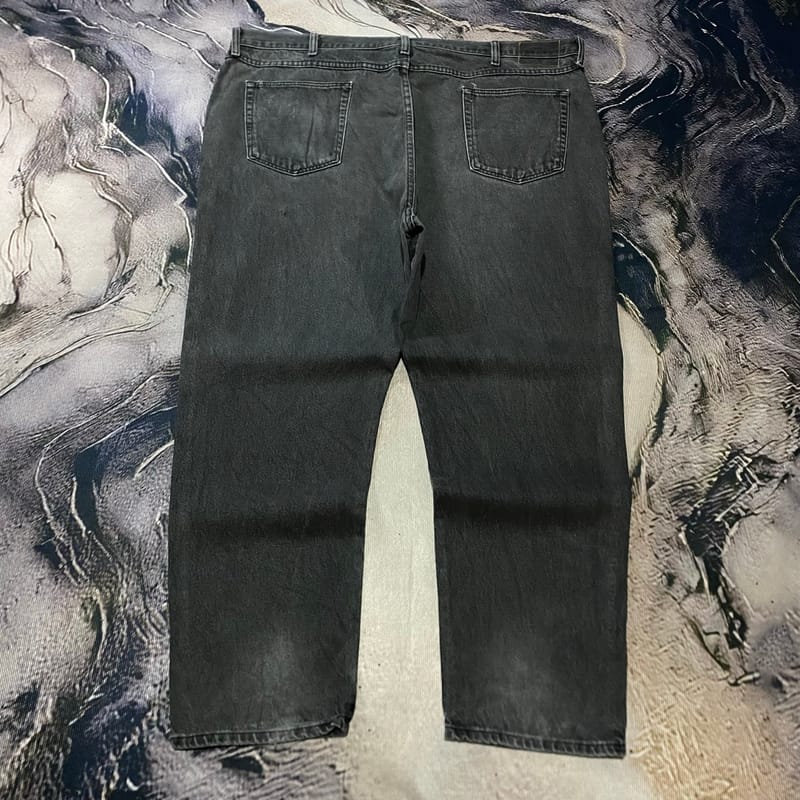 Wrangler Authentic Regular Fit Dark Grey Jeans, foto 2