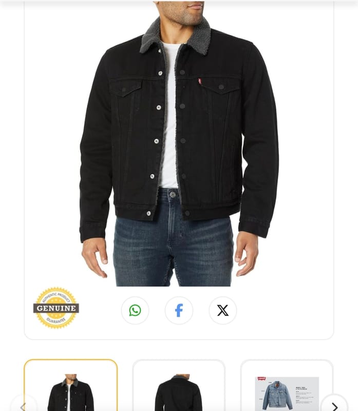 Levis denim jacket, foto 9