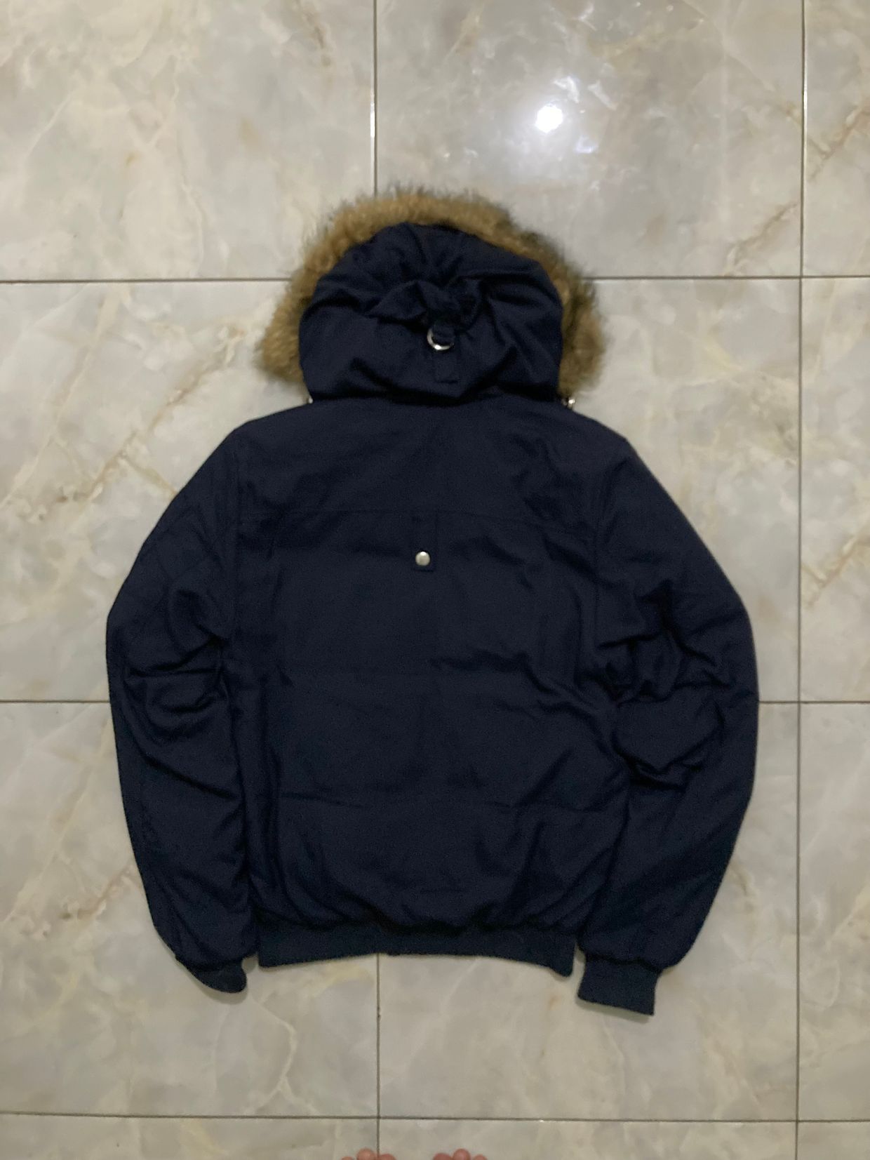 Streetwear Gorpcore Bomber jacket Pria navy, foto 4