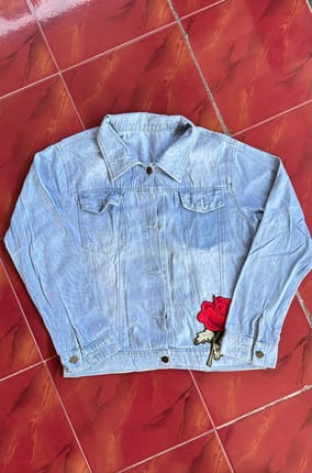 Unbrand Denim Flower