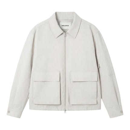 INSILENCE BLOUSON BOXY FIT DOUBLE ZIPPER WORK JACKET