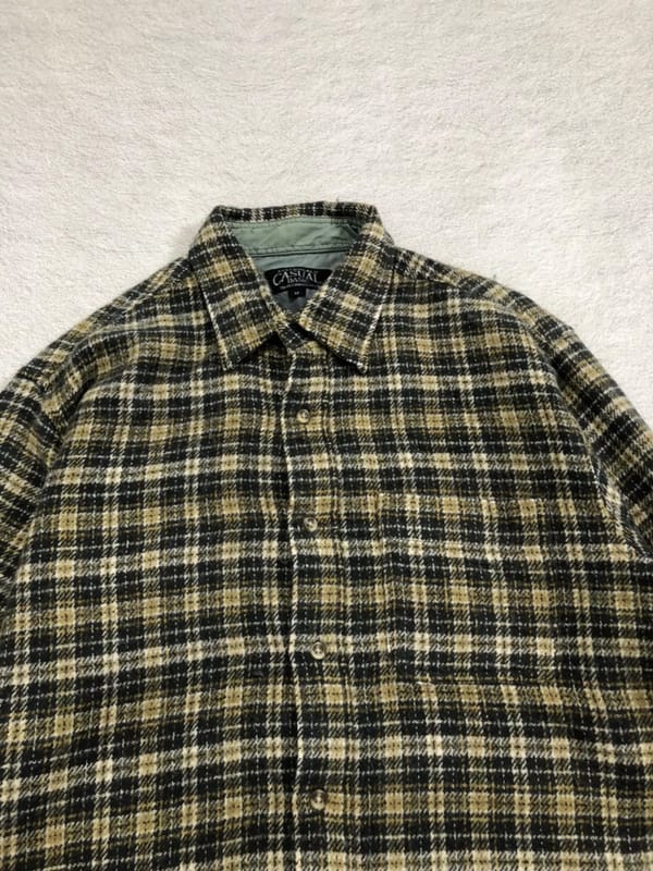 Casual Basic Flannel Shirt, foto 2