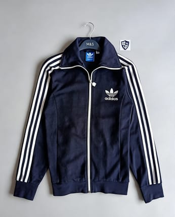 Adidas europe series embroided logo tracktop jacket bw