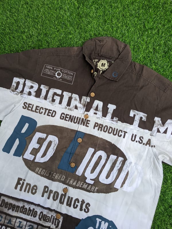 KEMEJA RED LIQUID, foto 5