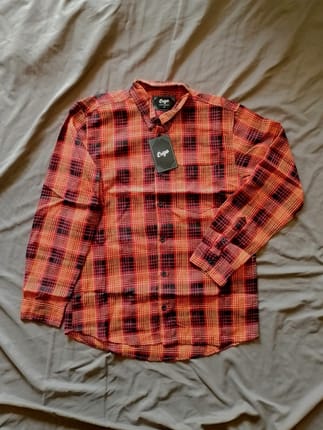 Red Flannel Shirt by Erigo