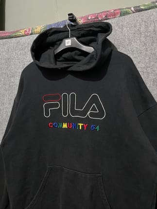 Fila “Community 54” Black Hoodie 🇮🇹✨