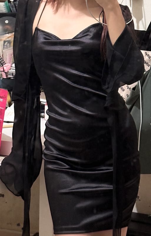 black bodycon dress, foto 5