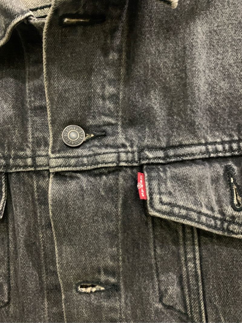 Levi's Streetwear Denim jacket Pria gray, foto 2