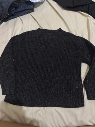 ZARA sweater glitter