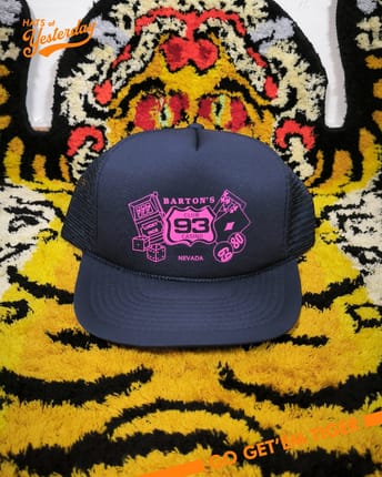 Topi vintage trucker Barton club