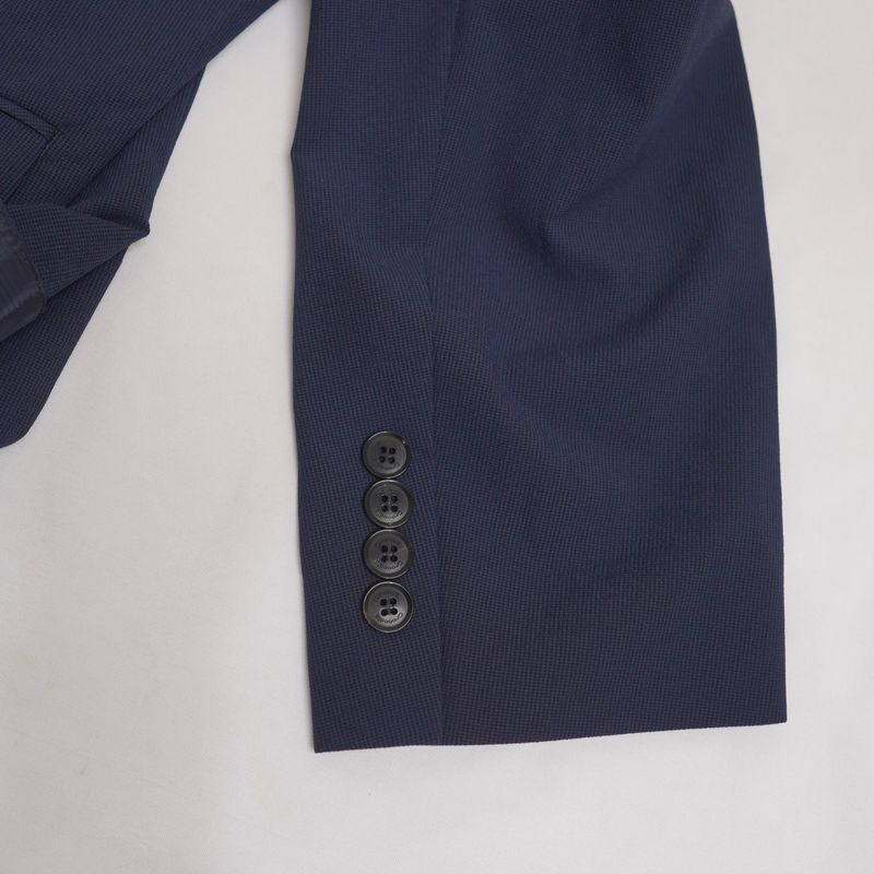 Crocodile Luxury Minimalist Blazer Pria navy, foto 6